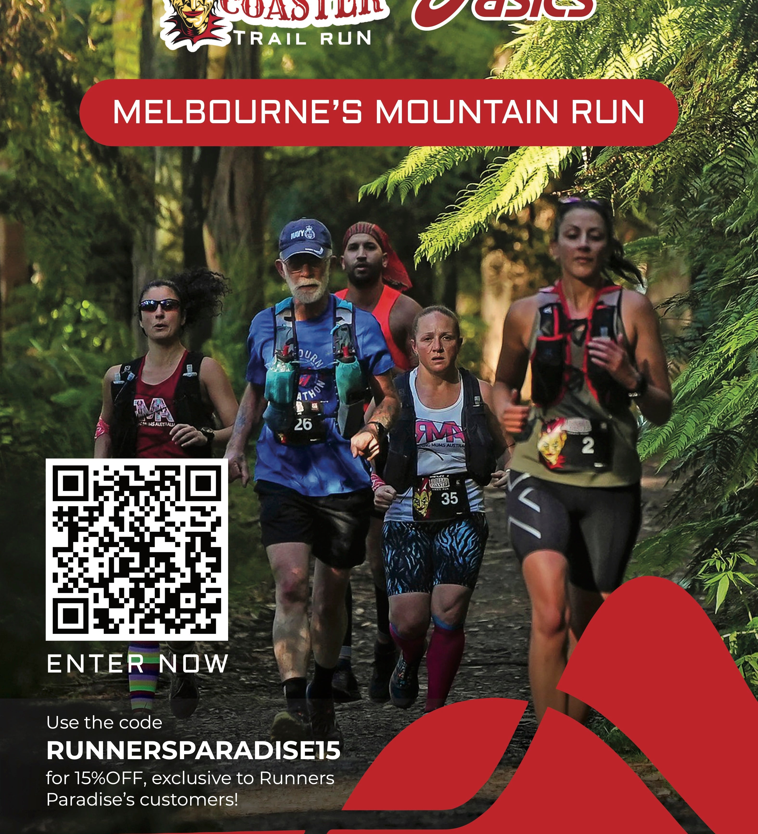 Wednesday 11th Sept Shop Run - Rollercoast Race Director Nigel Preston + Asics Trail wear test