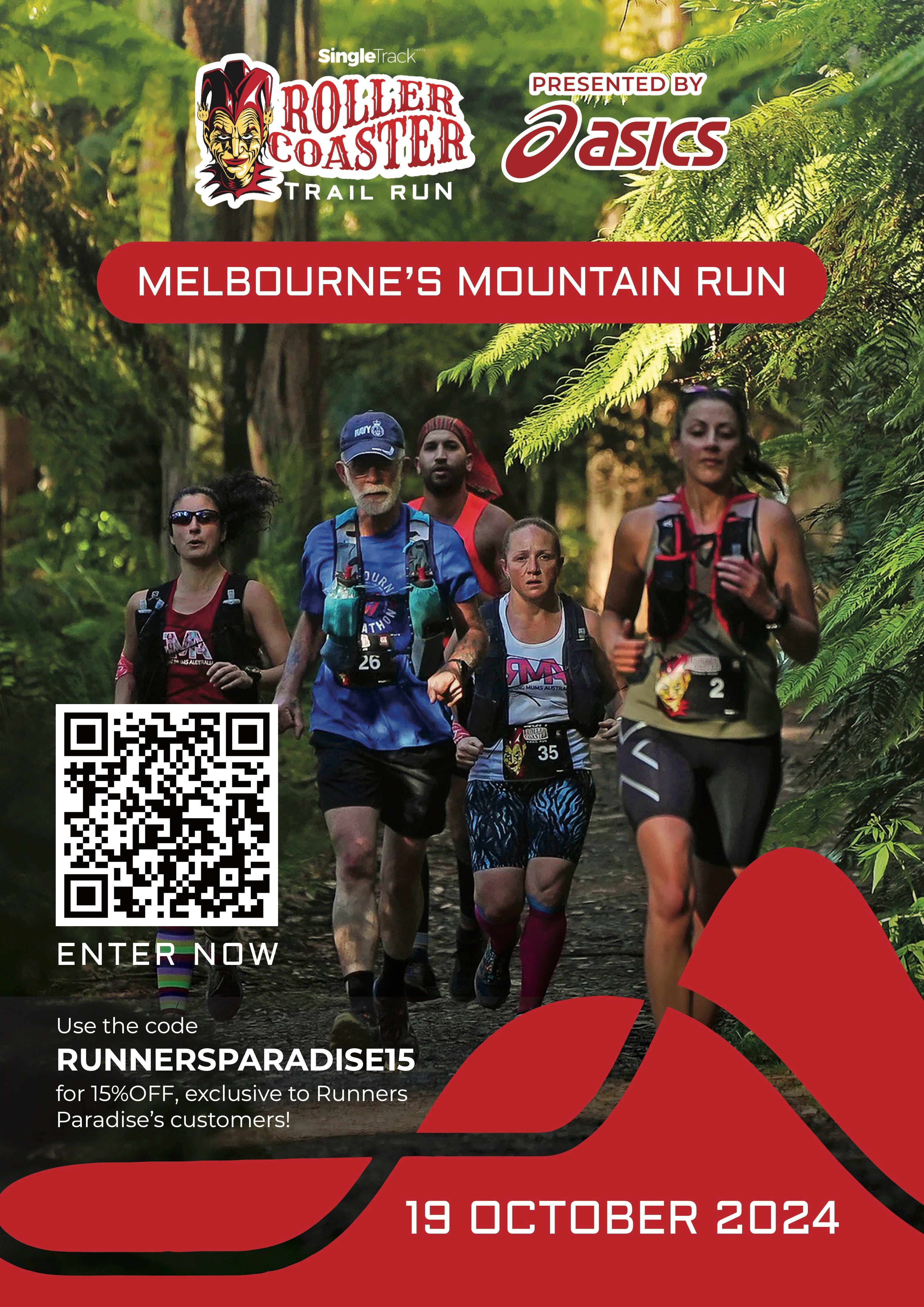 Wednesday 11th Sept Shop Run - Rollercoast Race Director Nigel Preston + Asics Trail wear test