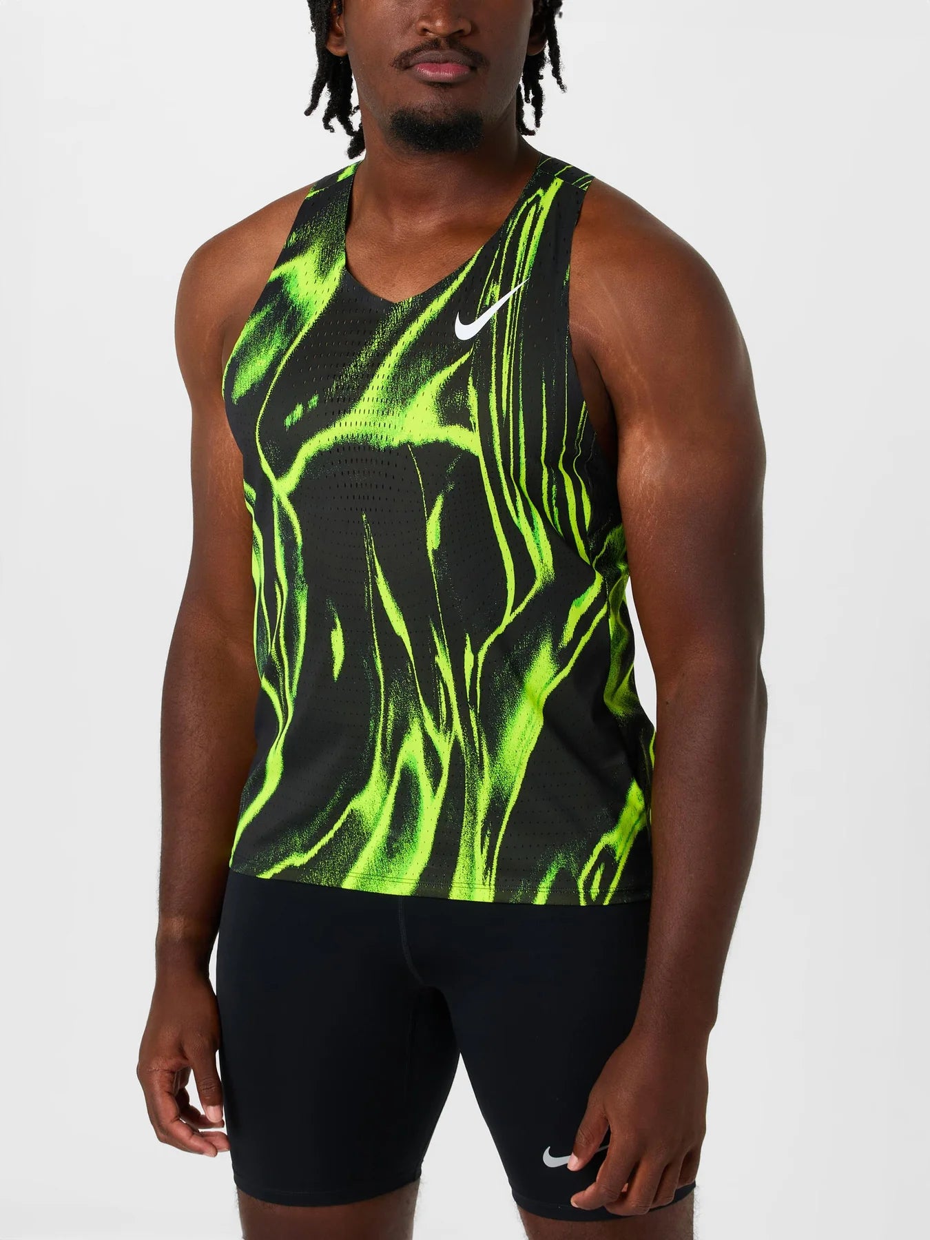 Nike Dri-FIT ADV Aeroswift AOP Singlet - Mens