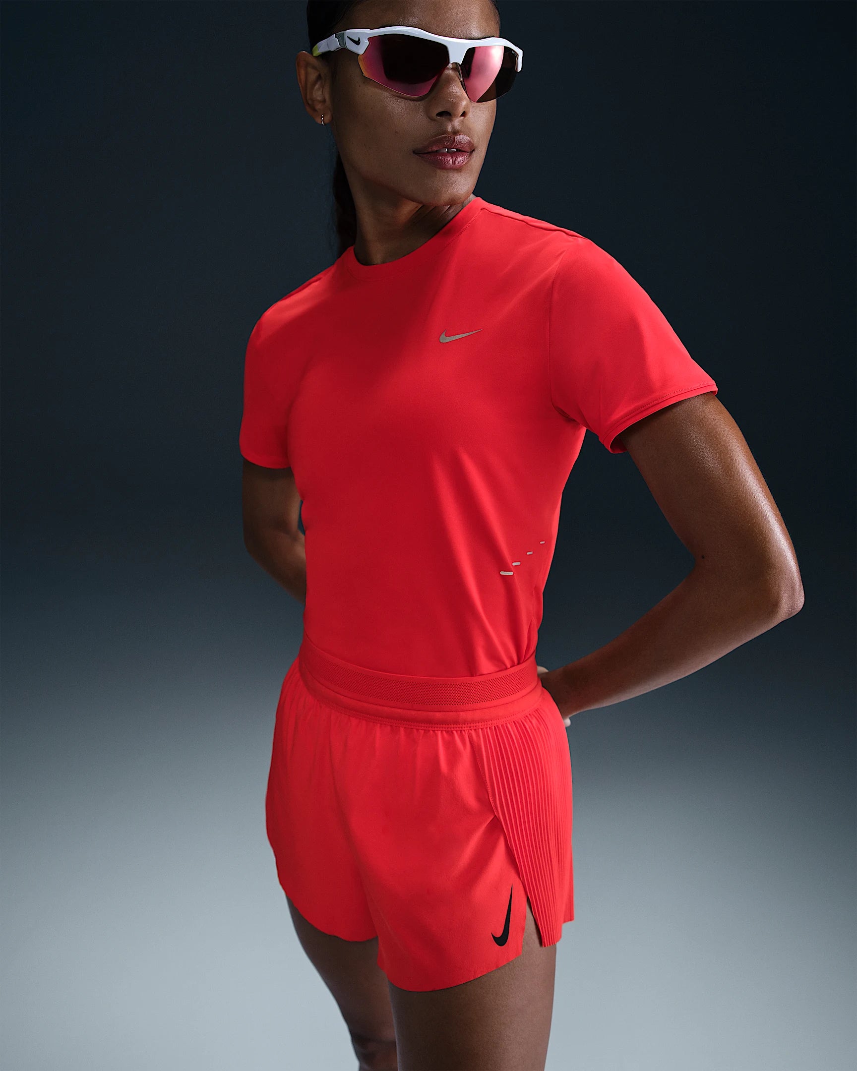 Nike AeroSwift Shorts Dri-FIT ADV Mid-Rise Brief-Lined 3" Running Shorts - Womens
