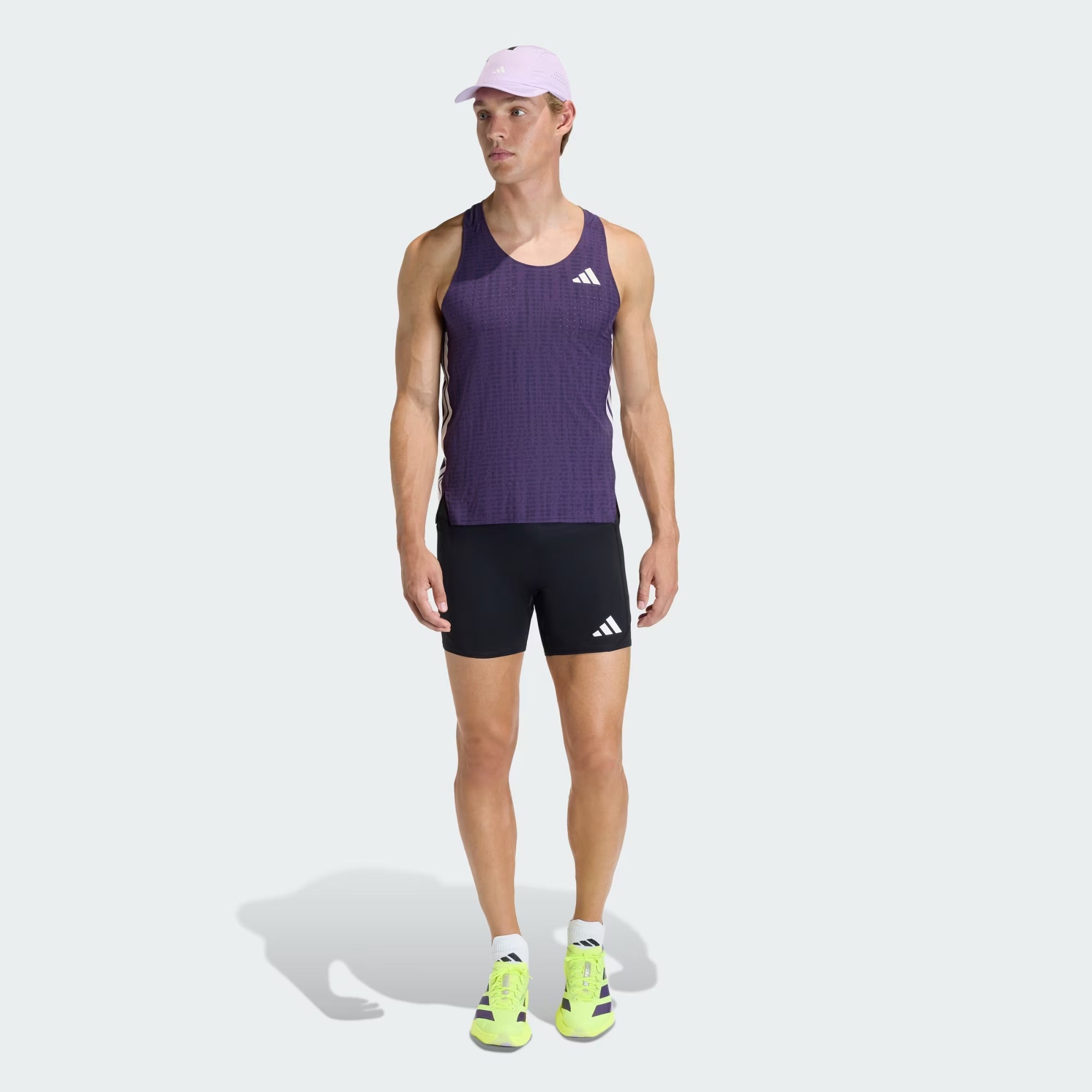 Adidas Adizero Running Short Pocket Tights - Mens