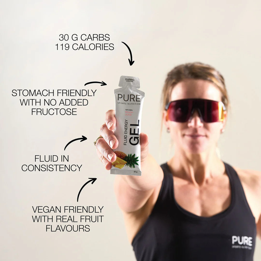 Pure Fluid Energy Gel - Pack of 8