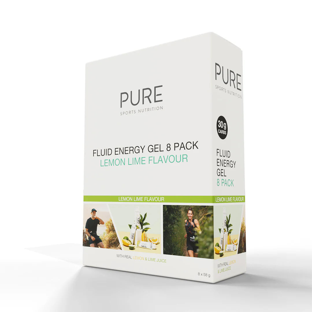 Pure Fluid Energy Gel - Pack of 8