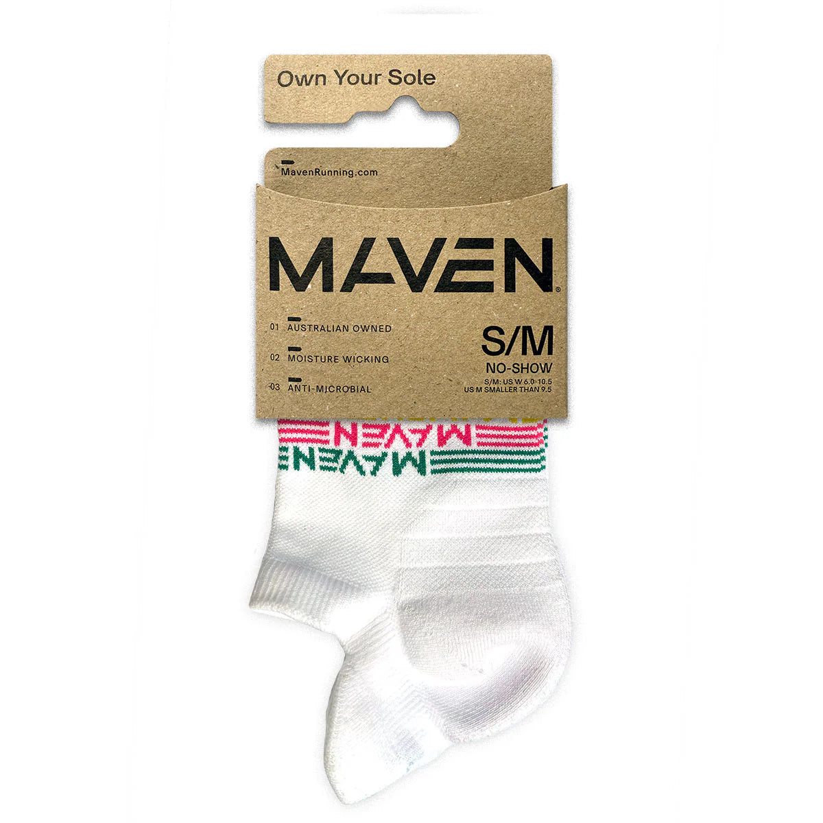 Maven No-Show Running Sock