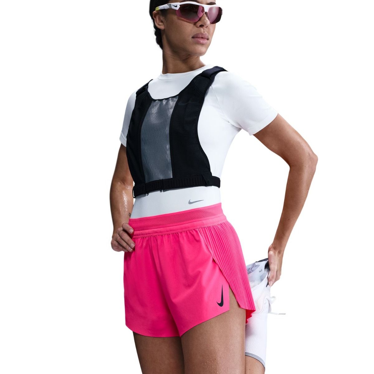 Nike AeroSwift Shorts Dri-FIT ADV Mid-Rise Brief-Lined 3" Running Shorts - Womens