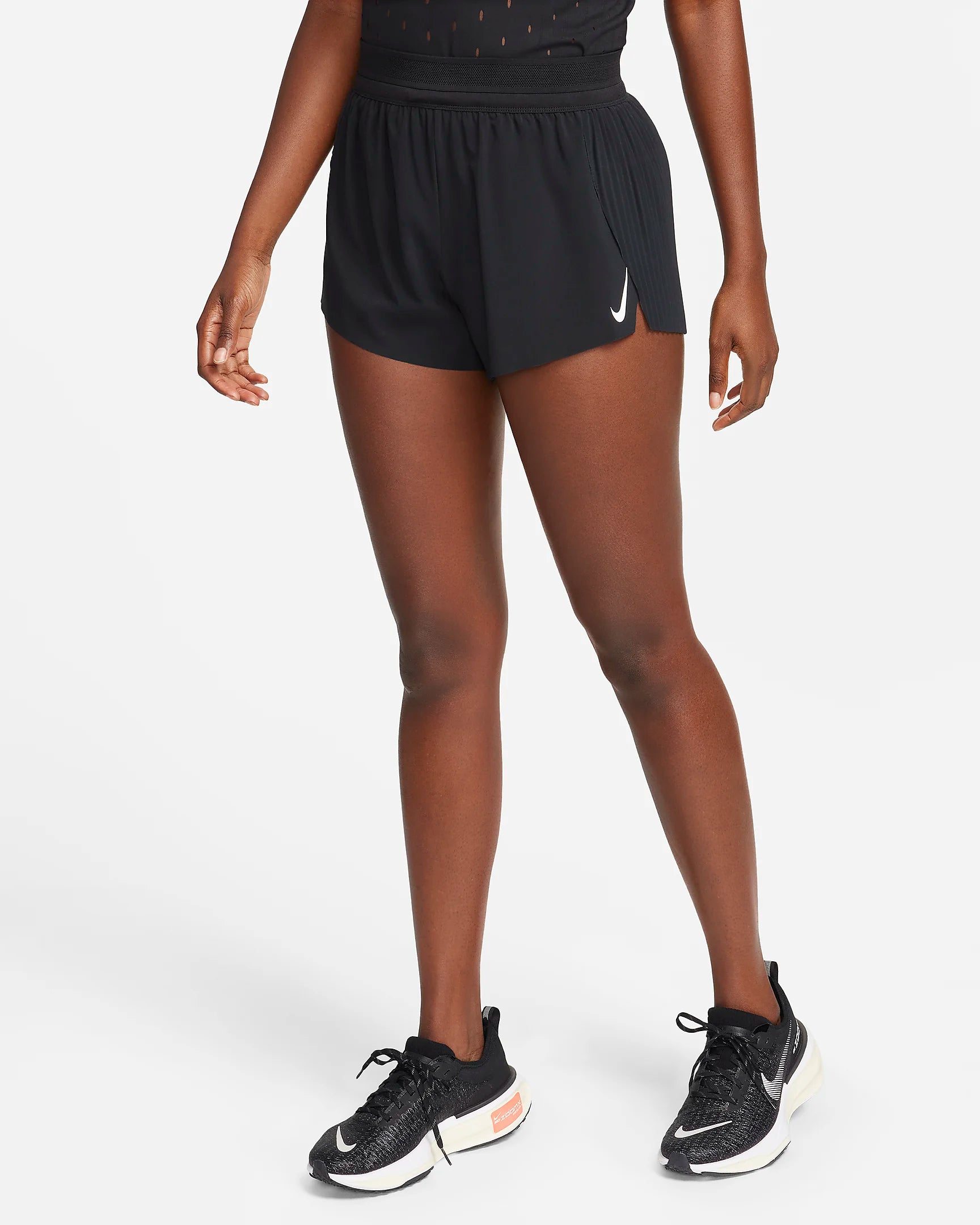 Nike AeroSwift Shorts Dri-FIT ADV Mid-Rise Brief-Lined 3" Running Shorts - Womens