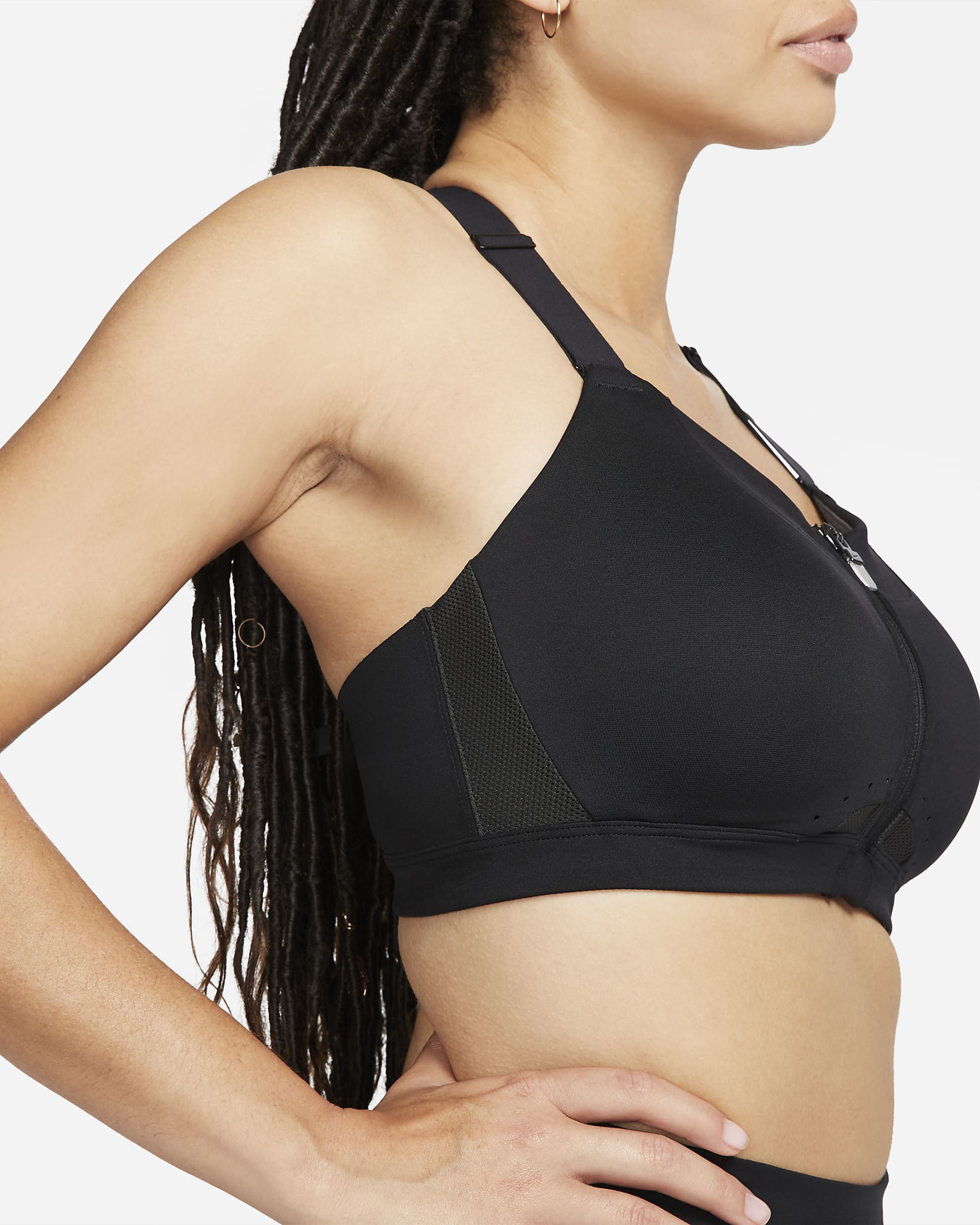 Nike Alpha High Support Zip Sports Bra - Womens