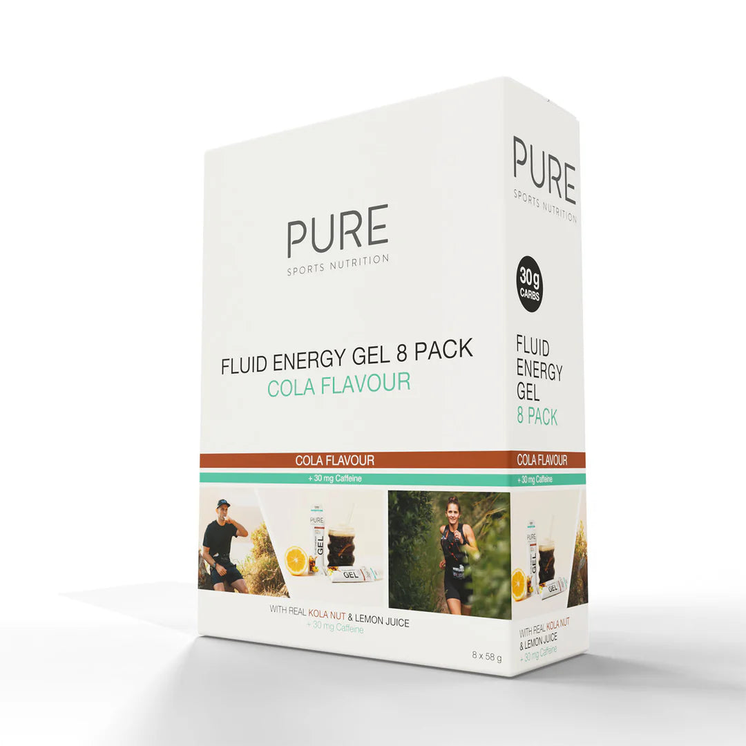Pure Fluid Energy Gel - Pack of 8