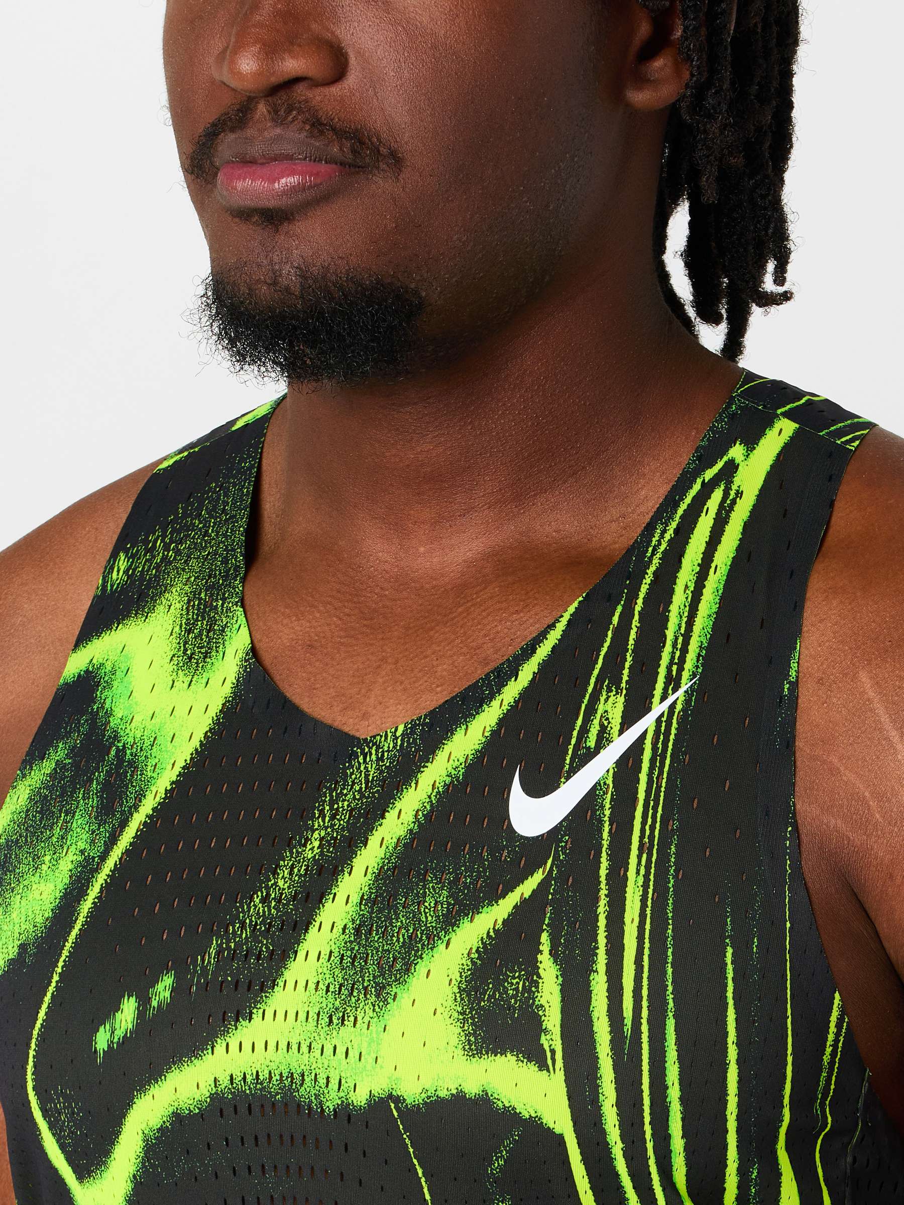 Nike Dri-FIT ADV Aeroswift AOP Singlet - Mens