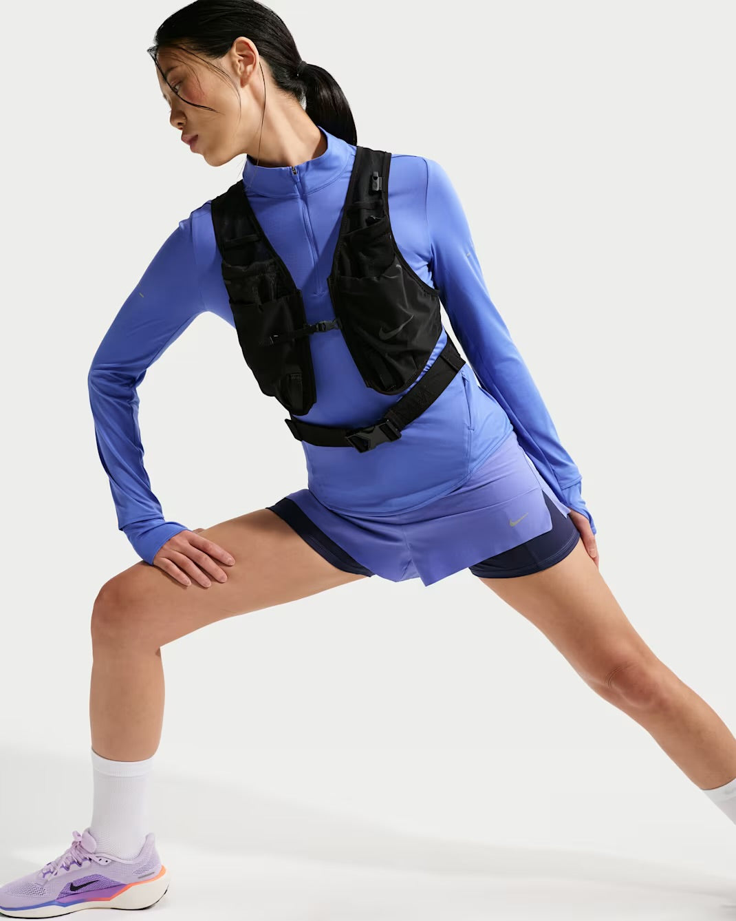 Nike Swift Dri-FIT UV 1/4-Zip Running Top - Womens
