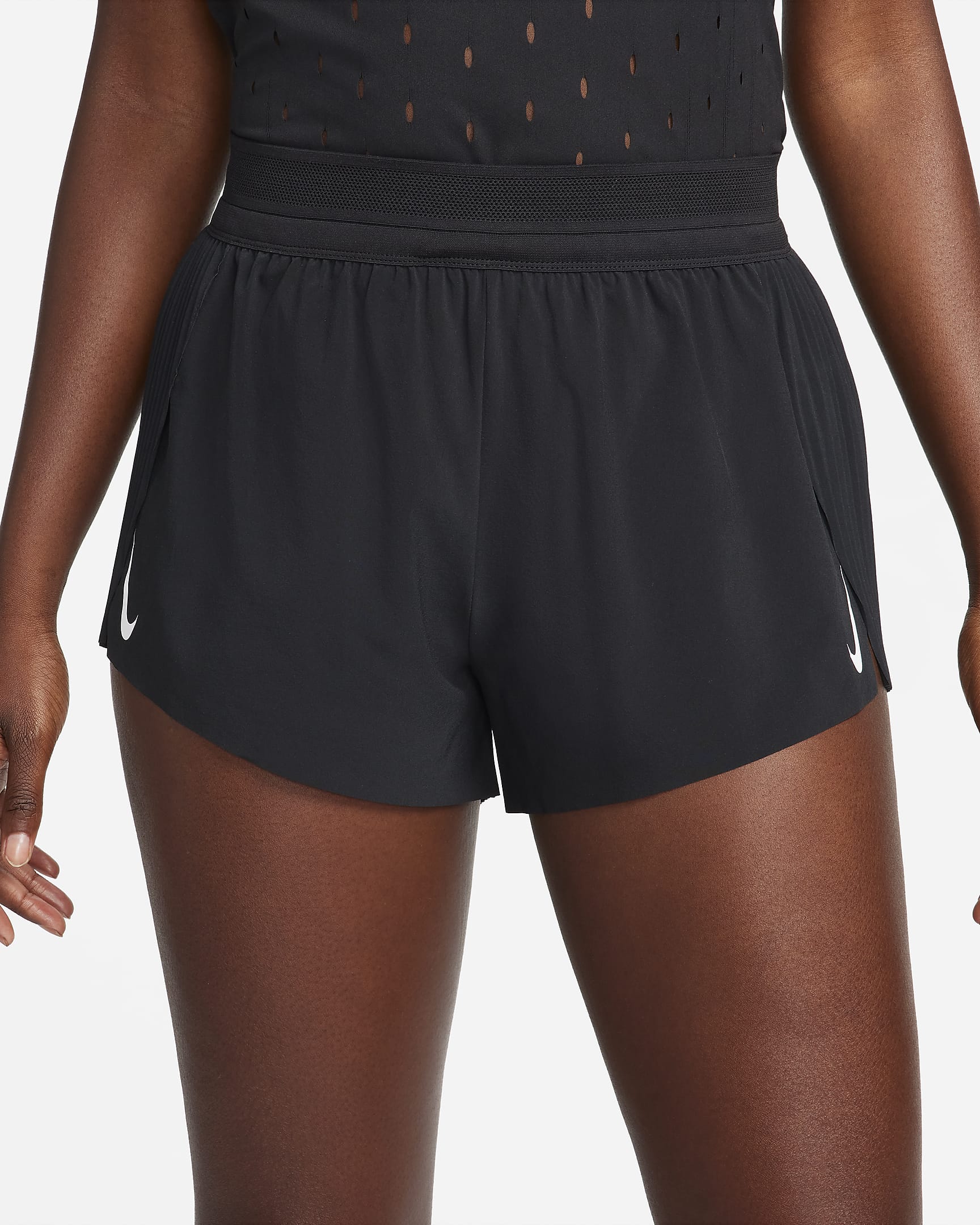 Nike AeroSwift Shorts Dri-FIT ADV Mid-Rise Brief-Lined 3" Running Shorts - Womens