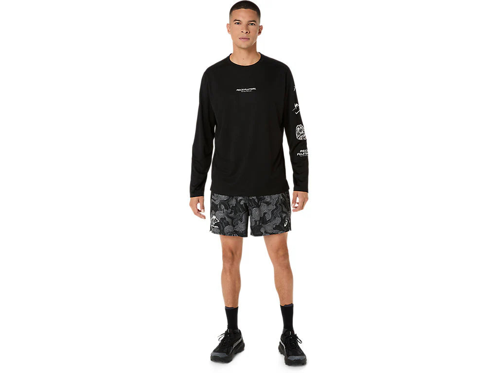 ASICS Fujitrail All Over Print 5 Inch Short - Mens
