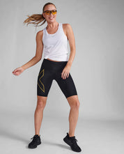 2XU Light Speed Mid-Rise Compression Shorts - Womens