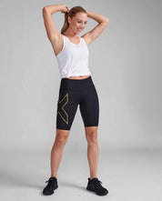 2XU Light Speed Mid-Rise Compression Shorts - Womens