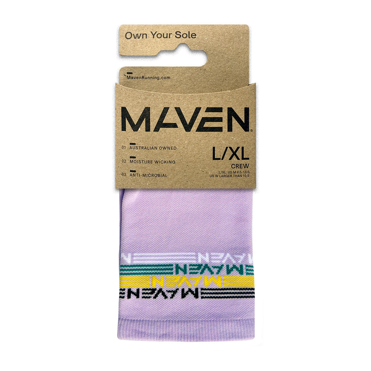Maven Crew Running Sock